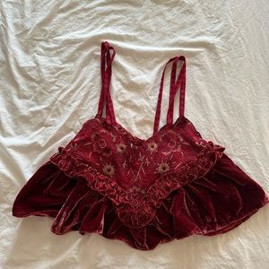 Free People Mia Velvet Cami
